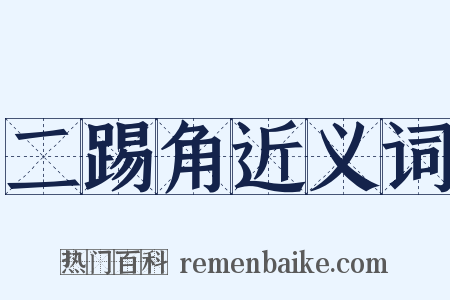 二踢角近义词是什么意思的图片